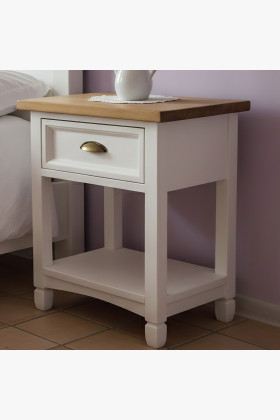 Nachttisch französischer Stil Kiefernholz massiv mit